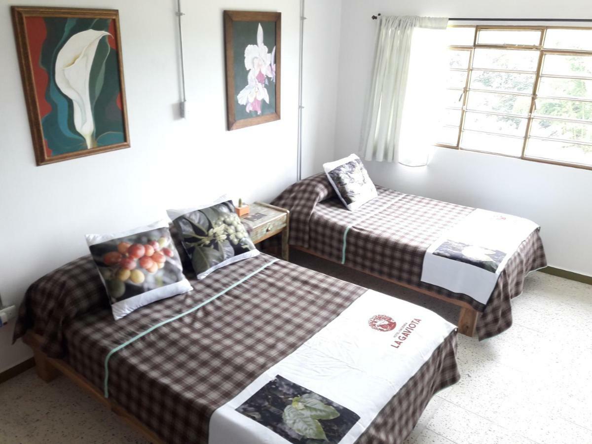 הוילה Chinchiná Hacienda Cafetera La Gaviota מראה חיצוני תמונה